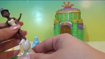PLAY DOH Makover for Disney Princess Tiana Royal Dress Polly Pocket MagiClip Doll Playdoh