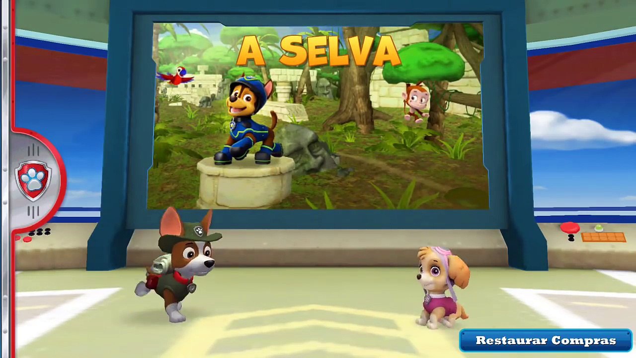 PAW PATROL RESCUE RUN CENTRO DA CIDADE COM EVEREST PATRULHA CANINA CORRIDA AO RESGATE