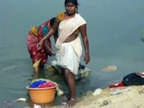 India, women wash clothes