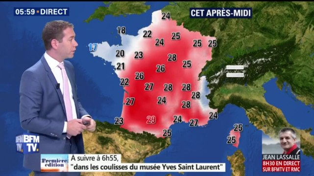 Météo: ce vendredi sera la journée la plus chaude de la semaine