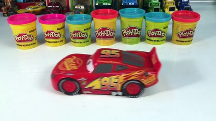 Disney Pixar cars 3 DIY How to make Disney cars 3 with play doh cars 3 Lightning mcqueen