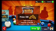 Miniclip 8 ball pool - Rome Colosseum - 5M match - Galaxy Cue