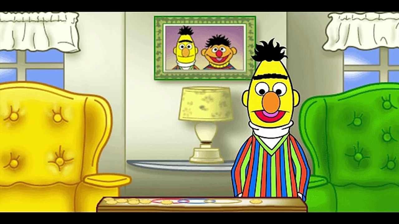 BERTS BOTTLECAPS! Learn and Play with Bert! Sesame Street Learning Games for Kids