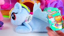 MLP Rainbow Dash Toy Surprise Purse Mini Plush, Minions & Shopkins Season 3 Blind Bags Video