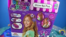 FROZEN ELSA ANNA LIFE SIZE DOLLS   BLOOM POPS Glitter Hair Flowers Bow Clip Headband Extensions