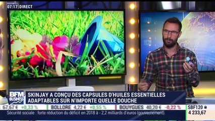 Skinjay et ses capsules d'huiles essentielles adaptables sur n'importe quelle douche - 29/09