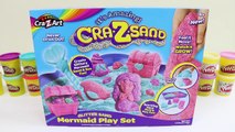 Cra-Z-Sand Mermaid Play Set with Glitter Sand and Fun Ocean Molds!