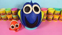 Finding Dory Giant Play Doh Surprise Egg | Disney Pixar Dory, Nemo Transformers Toys
