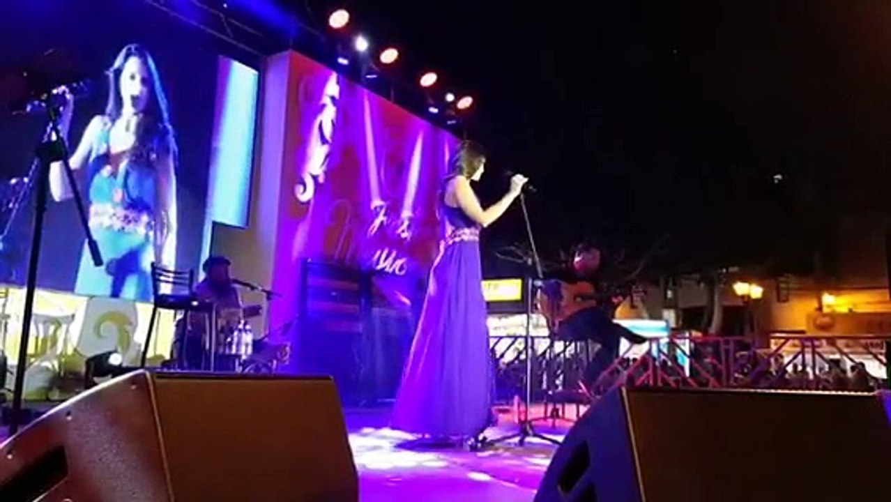 Nuria Fergó en Arona (Tenerife)