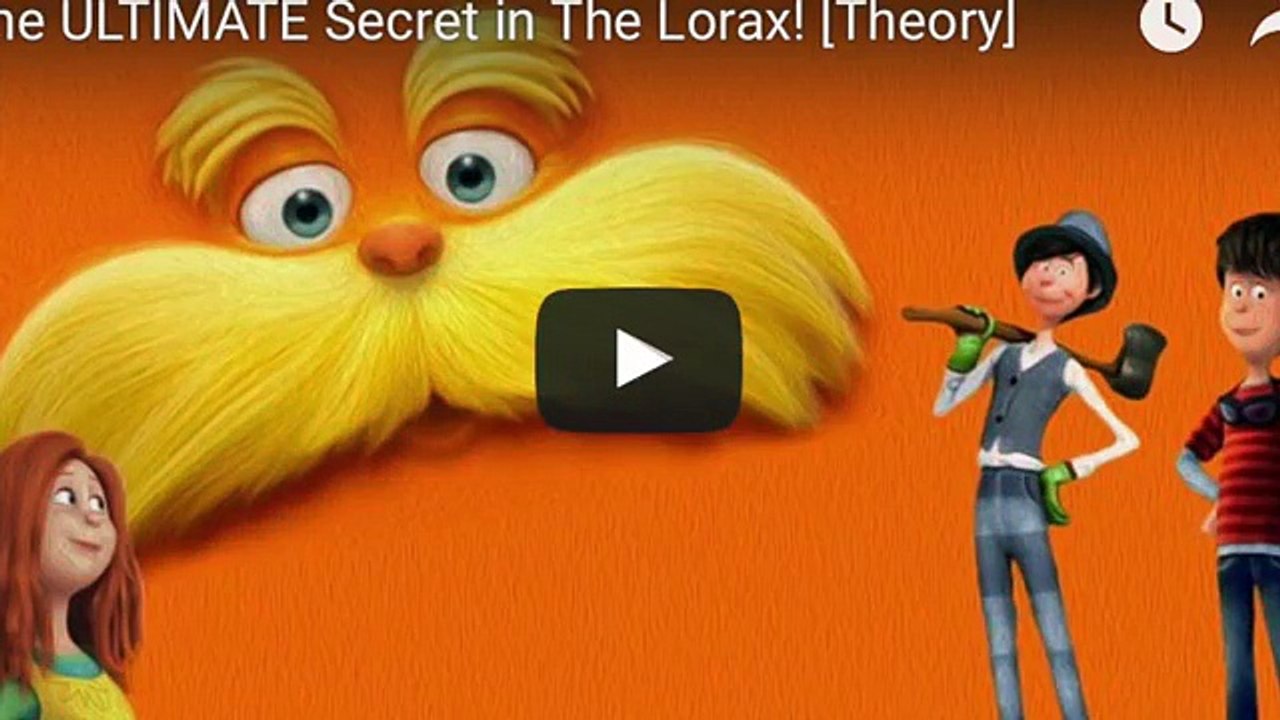 The Lorax Conspiracy FULLY SOLVED! (The Lorax: Part 2) [Theory]