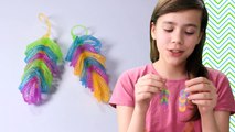 Плетем пёрышки на рогатке из резинок Rainbow Loom Bands. cachay.video Плетение из резинок.