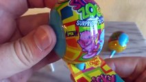 3 x Chupa Chups Eggs   ZOO Surprise Mini Toys Figures Unboxing - Stikeez