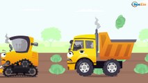 The Truck and The Bulldozer - Kids Car Cartoons - New Trucks for children | Construction Cartoon