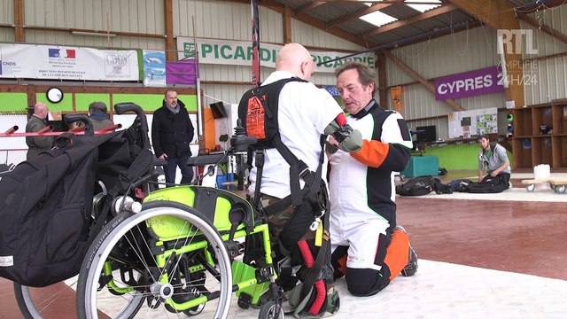 Découvrez le saut en parachute de Philippe Croizon pour la Journée Mondiale du coeur