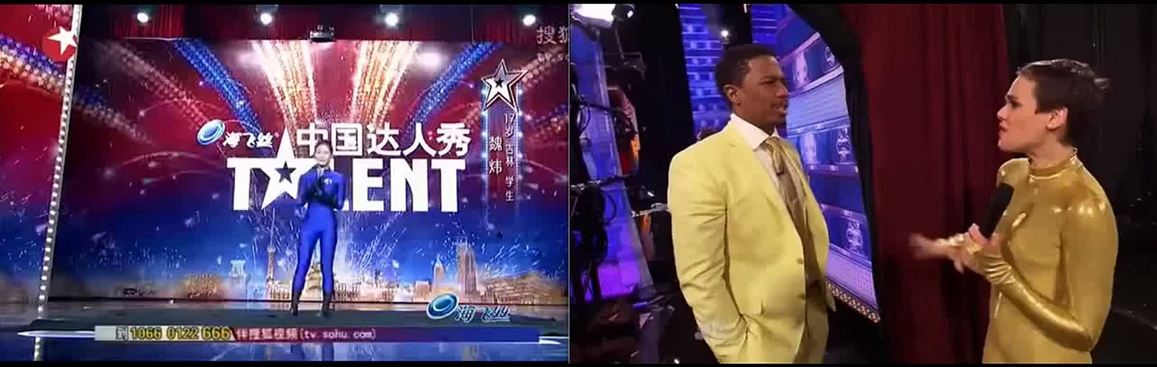 Americas & China Got Talent Beautiful Girl Extraordinary Body Dance Performance