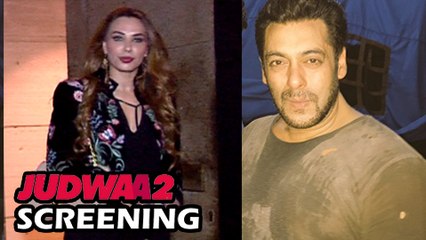 Salman Khan's Girlfirend Iulia Vantur At Judwaa 2 Screening