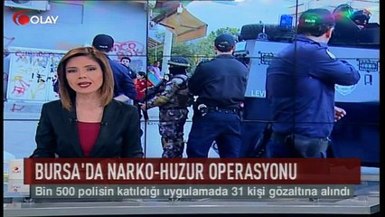 Bursa'da narko-huzur operasyonu (Haber 28 09 2017)