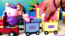 Peppa Pig Riding Grandpa Train - El Tren del Abuelo - Trenecito Del Abuelo Nickelodeon Play-Doh