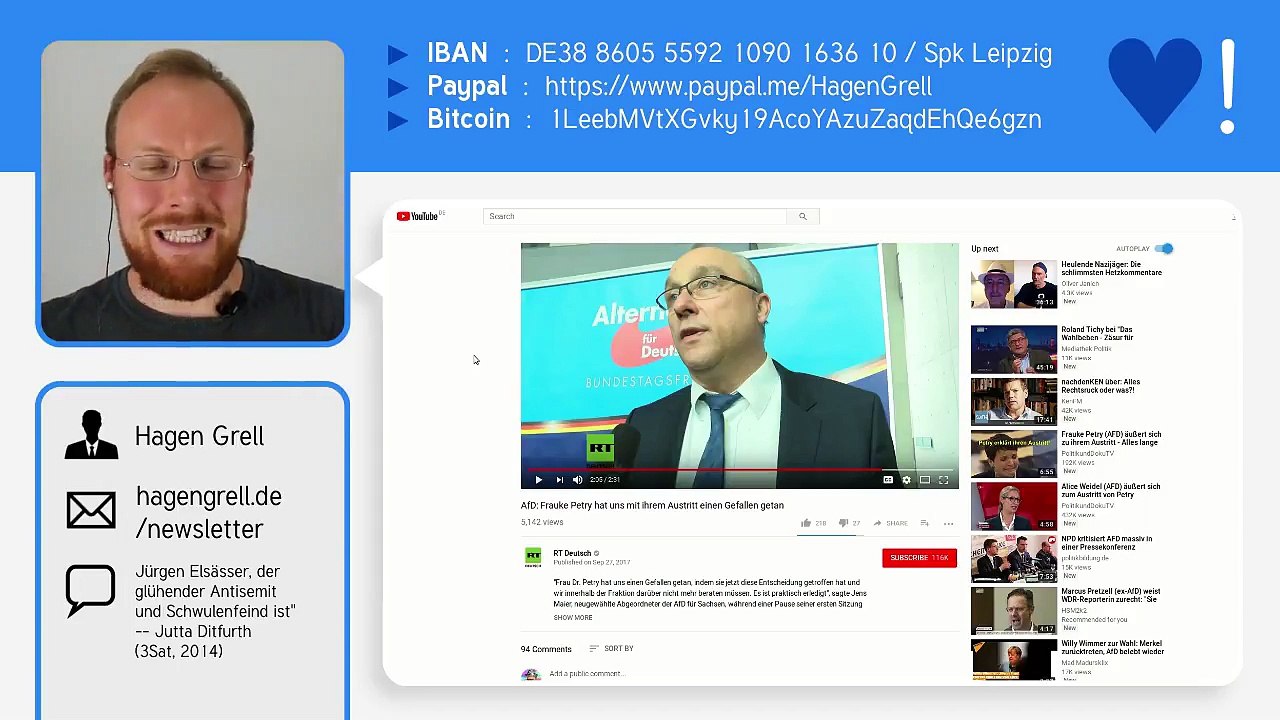 ReUp-SPD nazi-paranoid + Ditfurth hasst Sachsen + Samy Deluxe bekifft