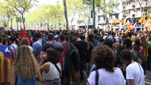 Catalogne: les étudiants dans la rue, appels au civisme