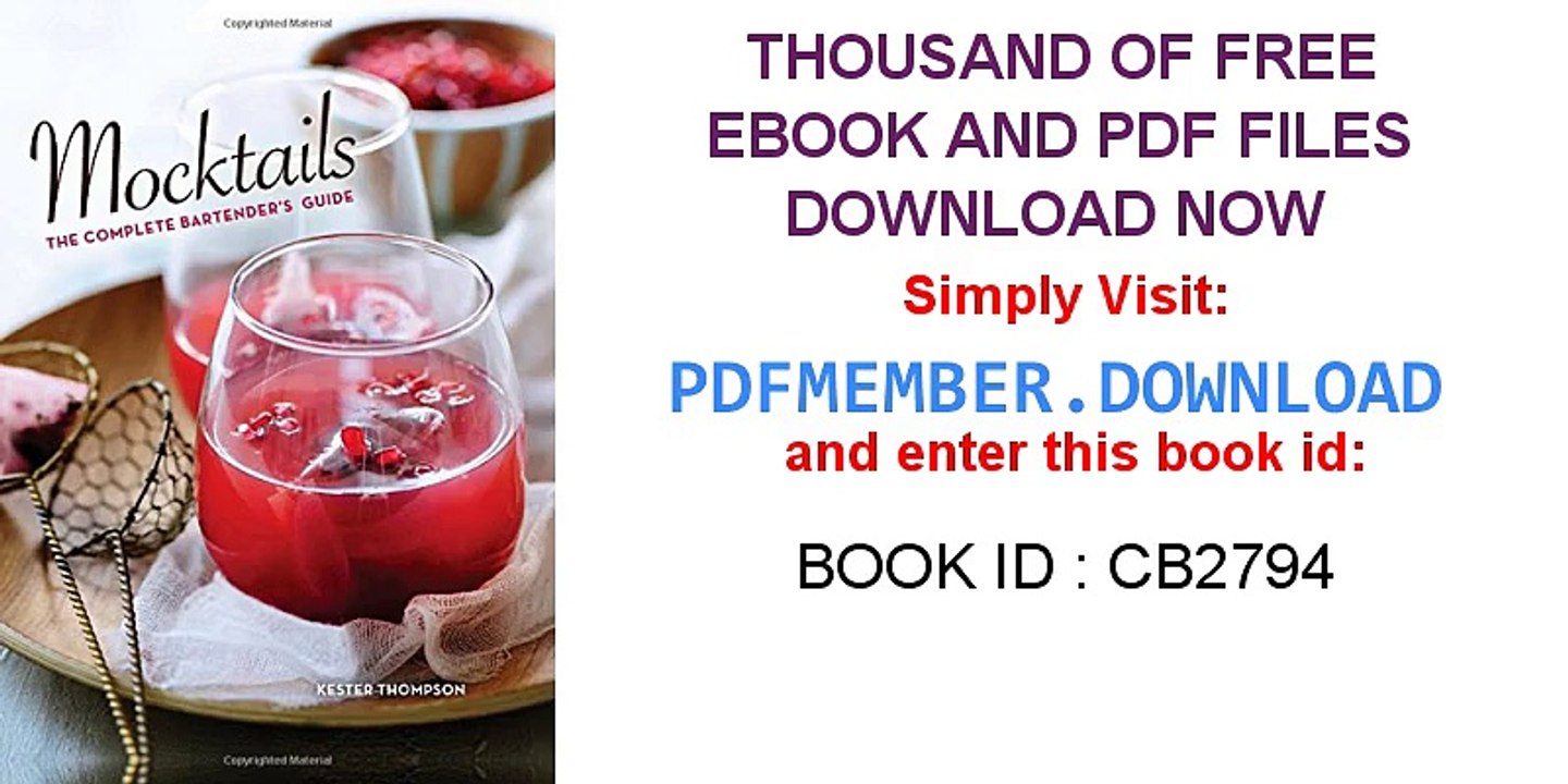 [PDF] Mocktails [D0WNLO4D]