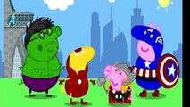 Свинка Пеппа на русском!Халк,Капитан Америка Железный человек!!Peppa Pig Hulk capitan America!