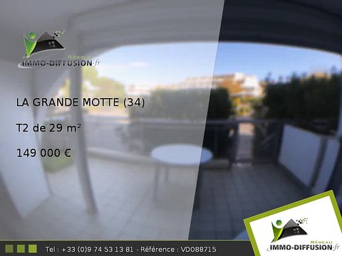 T2 A vendre La grande motte 29m2 - 149 000 Euros