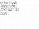 PowerSmart 108V 6600mAh Battery for Toshiba Qosmio G35AV600 G35AV650 G35AV660 G5010H