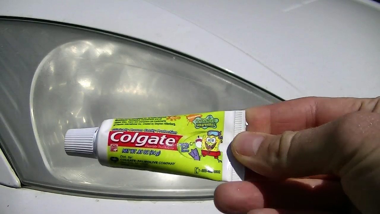 How To Polish Hazy Plastic Car Headlights Cheap video Dailymotion
