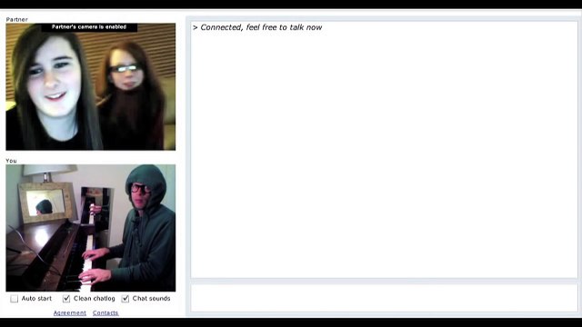 Chat Roulette Funny Piano Improv #1
