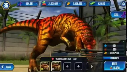 T-REX LEVEL 40 - Jurassic World The Game
