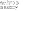 RBC110 UPS Replacement Battery  for APC By American Battery
