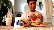 Peanut Butter and Nutella Sandwich Challenge!