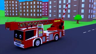 Pour machines dessins animés Police pro collection de lambulance de camion de pompiers de petite voiture