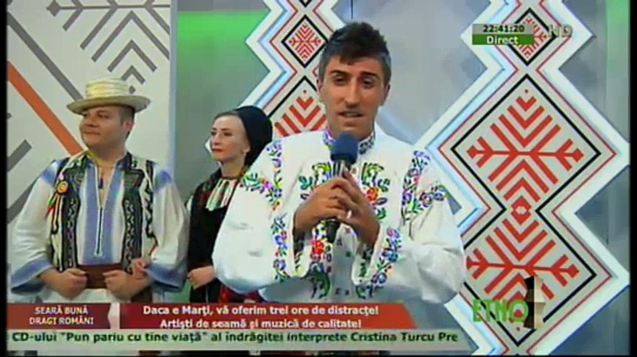 Catalin Pandurescu - De-as ramane cum sunt azi (Seara buna, dragi romani! - ETNO TV - 19.04.2016)