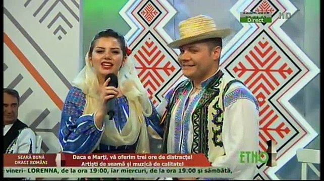Catalina Anton - De-ai stii, neica, ce dor duc (Seara buna, dragi romani! - ETNO TV - 19.04.2016)