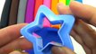 Learn Colors with Play Doh Heart Circle Star Molds Fun and Creative for Kids EggVideos.com