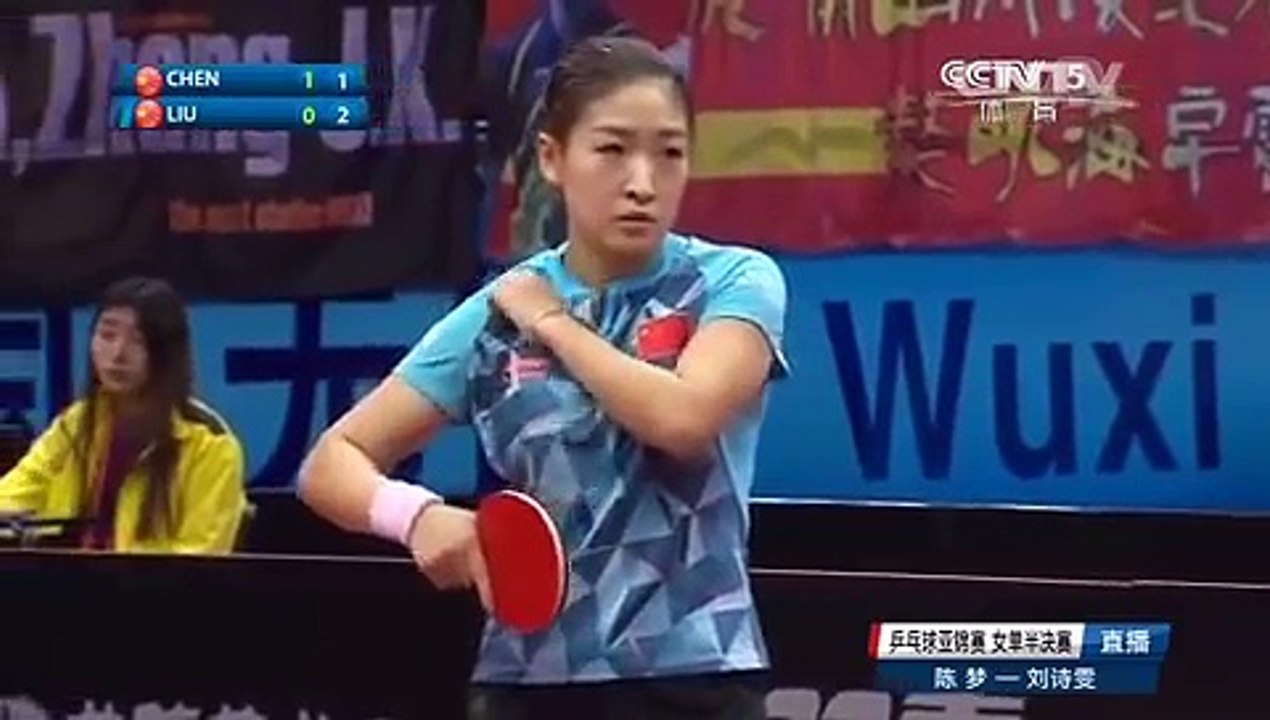2017 Asian Championships WS SF CHEN Meng(CHN) LIU Shiwen(CHN)