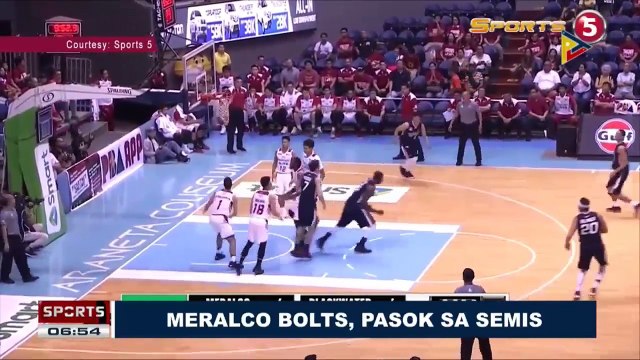 SPORTS BALITA: Meralco Bolts, pasok sa Semis
