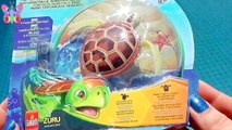 Unboxing juguetes tortuga robotica de robofish robo turtle toy video para niños de juguetes