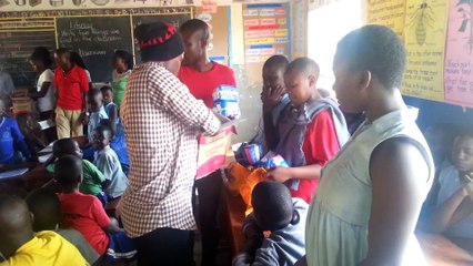 Sanitary pads distr 1 at UYSTO