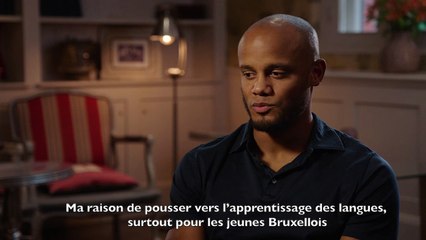 Kompany parraine l'opération "Apprendre le flamand avec Vincent"