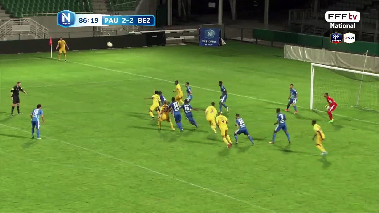 Feinte de frappe et tir de Boupendza