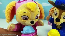 Learn Colors with Bad Baby Skye Chase Paw Patrol Toy Gumballs Ice Cream for Children Toddlers Kids