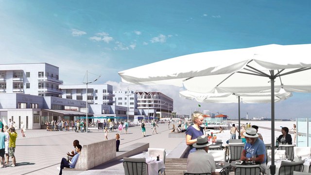 Actus : la digue de malo change de visage... - 29 Septembre 2017