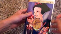 Snow White and the Seven Dwarfs Platinum Edition Disney VHS Tape Unboxing Grumpy Sneezy Dopey
