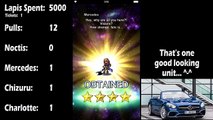 [FFBE] ??? Pulls for Noctis, Mercedes, Chizuru, Charlotte - FF15 Banner Summon