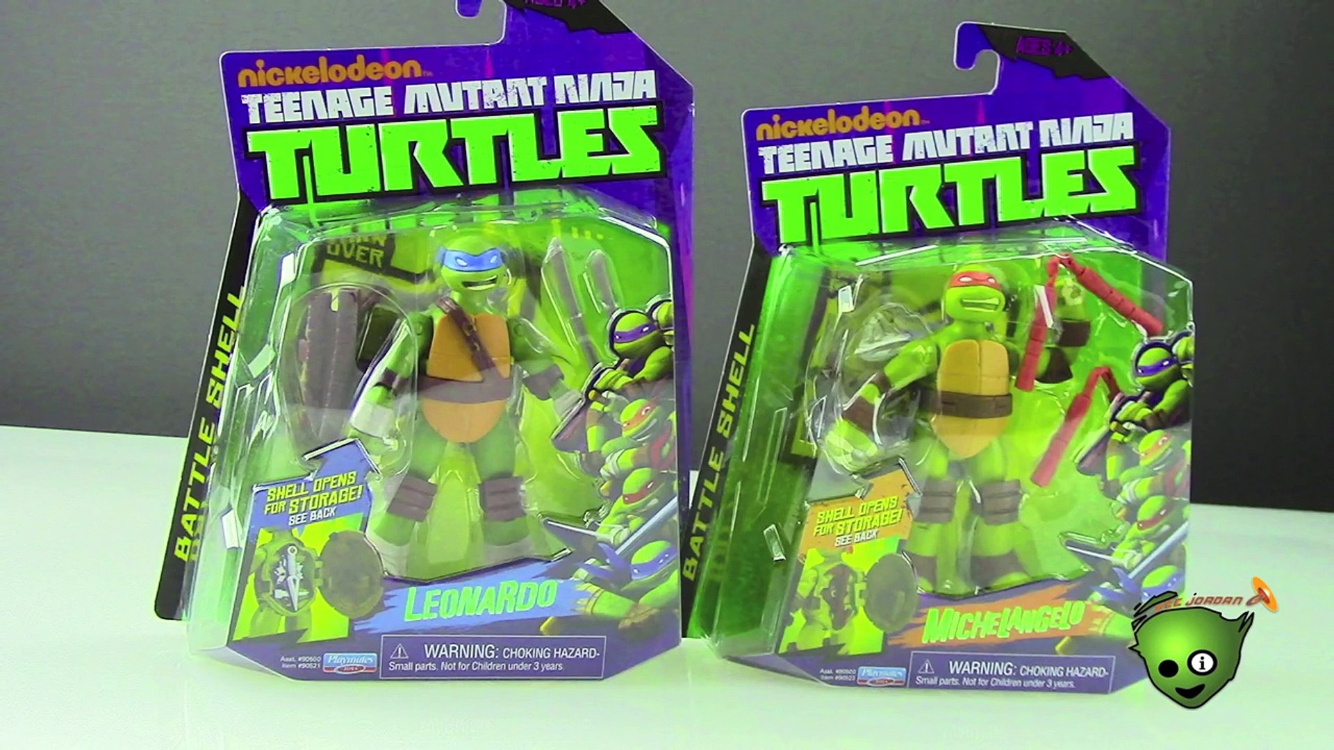 ninja turtles battle shell 4 pack