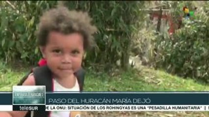 Huracán María dejó grandes daños en Dominica