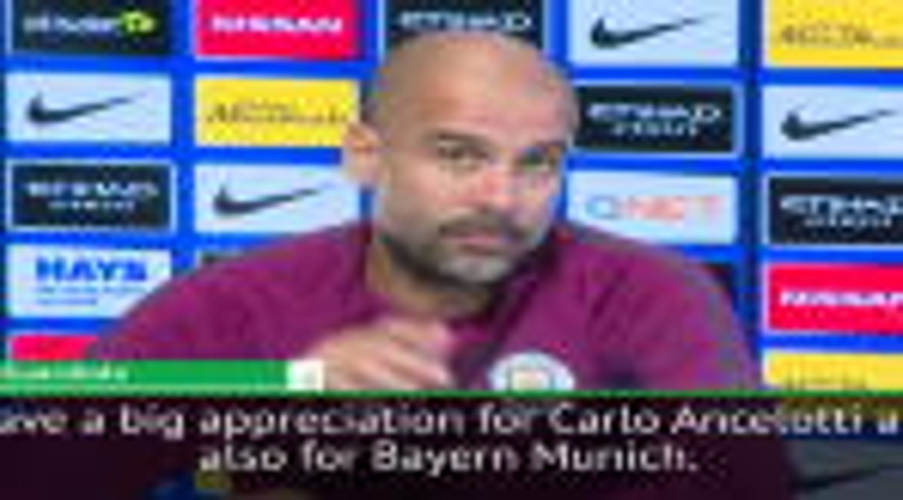 Guardiola expressess 'appreciation' for Ancelotti